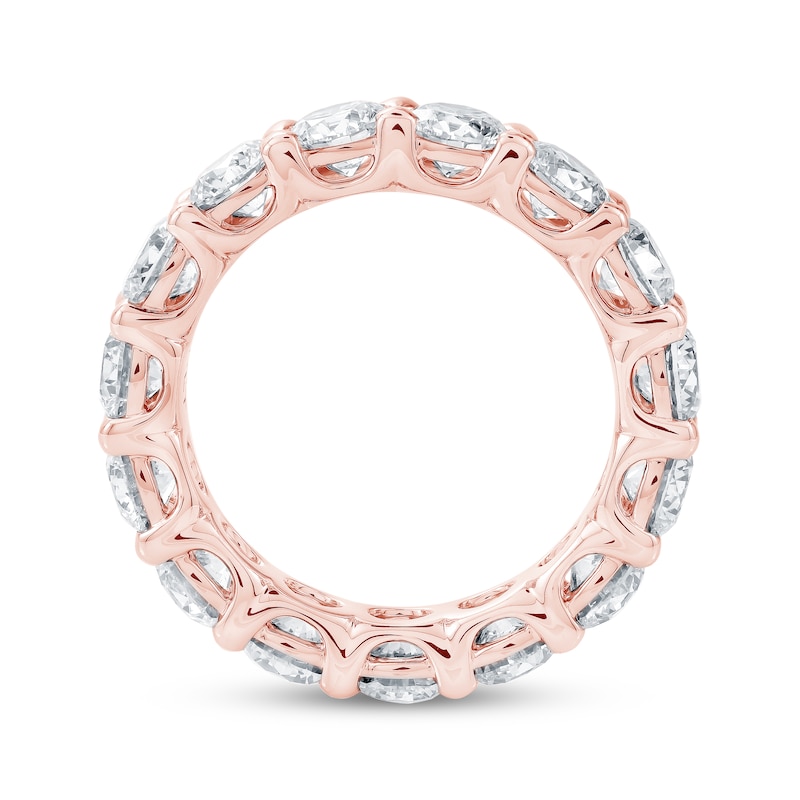 Main Image 3 of Lab-Grown Diamond Eternity Band 4-1/5 - 5 ct tw 14K Rose Gold