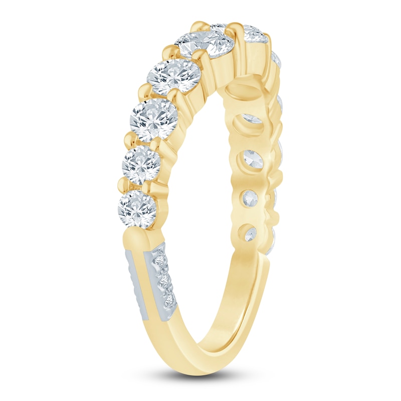 Main Image 2 of Pnina Tornai Lab-Grown Diamond Graduated Anniversary Ring 1-3/4 ct tw 14K Yellow Gold