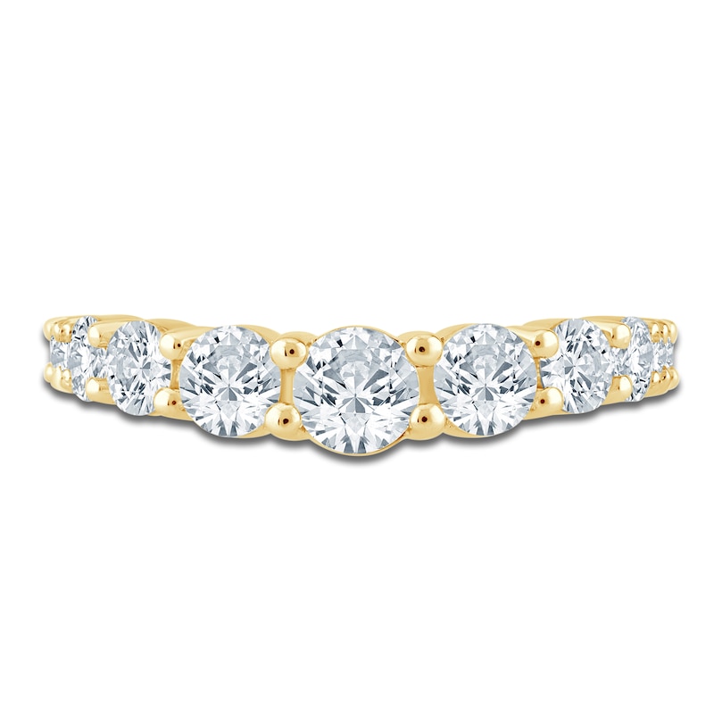 Main Image 3 of Pnina Tornai Lab-Grown Diamond Graduated Anniversary Ring 1-3/4 ct tw 14K Yellow Gold