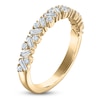 Thumbnail Image 2 of Vera Wang VOW Baguette & Round-Cut Diamond Wedding Band 1/2 ct tw 14K Yellow Gold