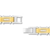 Thumbnail Image 3 of Men's Diamond Link Bracelet 1/6 ct tw Stainless Steel & Yellow Ion Plating 8.63"