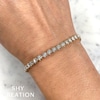 Thumbnail Image 4 of Shy Creation Diamond Tennis Bracelet 1 ct tw 14K Yellow Gold 7"