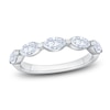 Thumbnail Image 1 of Marquise-Cut Lab-Grown Diamond Five-Stone Anniversary Ring 1 ct tw 14K White Gold