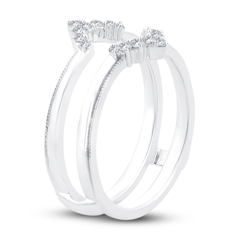 Main Image 2 of Diamond Enhancer Ring 1/6 ct tw Round 14K White Gold