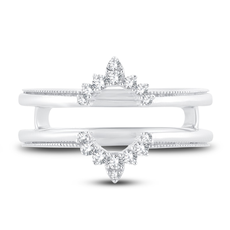Main Image 3 of Diamond Enhancer Ring 1/6 ct tw Round 14K White Gold