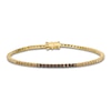 Thumbnail Image 1 of Le Vian Chocolate Ombré Diamond Tennis Bracelet 1-3/4 ct tw 14K Honey Gold 7"