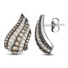 Thumbnail Image 1 of Le Vian Diamond Curved Stud Earrings 1-1/4 ct tw 14K Vanilla Gold