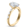 Thumbnail Image 2 of Vera Wang VOW Oval-Cut Lab-Grown Diamond Engagement Ring 3-1/5 ct tw 14K Yellow Gold