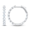 Thumbnail Image 1 of Jared Signature Lab-Grown Diamond Inside-Out Hoop Earrings 2 ct tw 14K White Gold