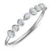 Thumbnail Image 2 of Jared Signature Multi-Shape Lab-Grown Diamond Bezel-Set Bangle Bracelet 4 ct tw Sterling Silver