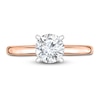 Thumbnail Image 3 of Diamond Solitaire Engagement Ring 5/8 ct tw Round 14K Rose Gold (I2/I)