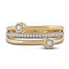Thumbnail Image 3 of Diamond Stackable Ring 1/8 ct tw Round 14K Yellow Gold