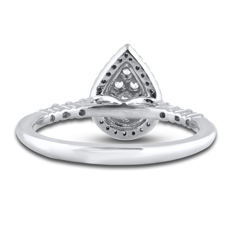 Main Image 3 of Diamond Engagement Ring 3/8 ct tw Round 14K White Gold