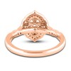 Thumbnail Image 3 of Diamond Engagement Ring 1/2 ct tw Round 14K Rose Gold