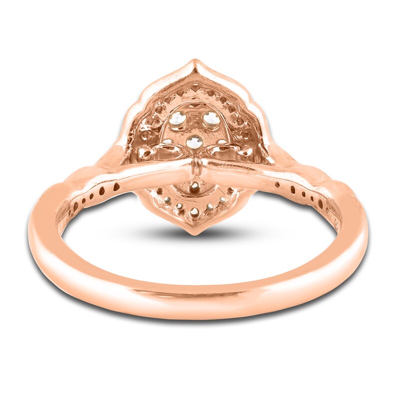 Main Image 3 of Diamond Engagement Ring 1/2 ct tw Round 14K Rose Gold