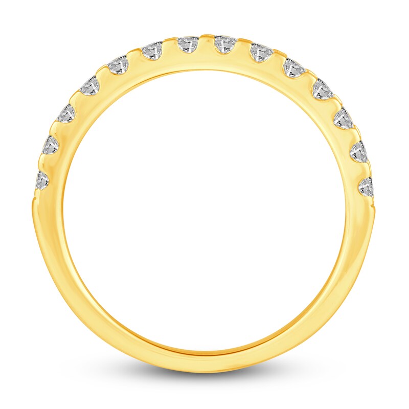 Main Image 8 of Diamond Bridal Set 1-1/2 ct tw Princess/Round 14K Yellow Gold