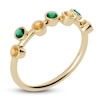 Thumbnail Image 2 of Juliette Maison Natural Citrine & Natural Emerald Ring 10K Yellow Gold