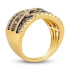 Thumbnail Image 2 of Le Vian Wrapped In Chocolate Diamond Ring 1-7/8 ct tw Round 14K Honey Gold