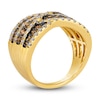 Thumbnail Image 1 of Le Vian Wrapped In Chocolate Diamond Ring 1-7/8 ct tw Round 14K Honey Gold