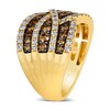 Le Vian Wrapped In Chocolate Diamond Ring 1-7/8 ct tw Round 14K Honey Gold