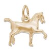 Prancing Horse Charm 14K Yellow Gold