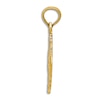 Thumbnail Image 2 of Flat Cross Pendant Necklace 14K Yellow Gold 18"