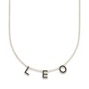 Thumbnail Image 0 of Juliette Maison Black Diamond Station Name Necklace 7/8 ct tw Round 10K Yellow Gold