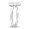 Thumbnail Image 2 of Freshwater Cultured Pearl Heart Ring 14K White Gold