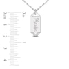 Thumbnail Image 2 of Initial Pendant Necklace Diamond Accents 10K Yellow Gold 18"