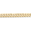 Thumbnail Image 2 of Men's Solid Curb Chain Necklace 14K Yellow Gold 22" 9.5mm