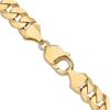Thumbnail Image 3 of Men's Solid Curb Chain Necklace 14K Yellow Gold 22" 9.5mm