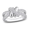 Thumbnail Image 0 of Y-Knot Diamond Ring 1/2 ct tw Round 14K White Gold