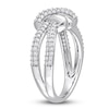 Thumbnail Image 1 of Y-Knot Diamond Ring 1/2 ct tw Round 14K White Gold