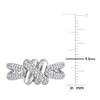 Thumbnail Image 4 of Y-Knot Diamond Ring 1/2 ct tw Round 14K White Gold