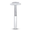 Thumbnail Image 2 of Diamond Frame Ring 3/8 ct tw Round/Marquise 14K White Gold