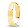 Thumbnail Image 2 of Men's Flat Wedding Band 14K Yellow Gold 5.0mm
