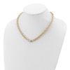 Thumbnail Image 3 of Diamond Station Necklace 5/8 ct tw Round 14K Yellow Gold 18"