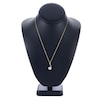 Thumbnail Image 3 of Akoya Cultured Pearl Pendant Necklace 1/5 ct tw Diamonds 14K Yellow Gold 18"