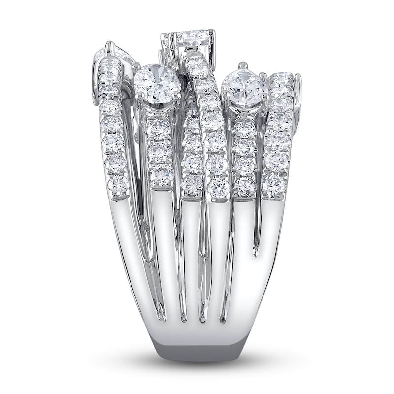 Main Image 3 of Shy Creation Oval, Pear & Round Diamond Ring 2-1/8 ct tw 14K White Gold SC22009318
