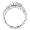 Thumbnail Image 3 of Shy Creation Oval, Pear & Round Diamond Ring 2-1/8 ct tw 14K White Gold SC22009318