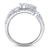 Thumbnail Image 4 of Shy Creation Oval, Pear & Round Diamond Ring 2-1/8 ct tw 14K White Gold SC22009318