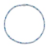 Thumbnail Image 0 of Le Vian Mare Azzurro Natural Multi-Gemstone Tennis Necklace 3/8 ct tw 14K Vanilla Gold