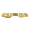 Thumbnail Image 3 of Diamond Open Cuff Wedding Band 1/8 ct tw 14K Yellow Gold
