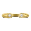 Thumbnail Image 2 of Diamond Open Cuff Wedding Band 1/8 ct tw 14K Yellow Gold