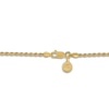 Thumbnail Image 4 of 1933 by Esquire Men's Black Onyx & Black Diamond Necklace 1/8 ct tw 18K Yellow Gold-Plated Sterling Silver 22"