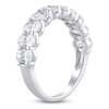 Thumbnail Image 2 of Lab-Grown Oval-Cut Diamond Anniversary Ring 2 ct tw 14K White Gold