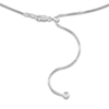 Thumbnail Image 2 of Solid Box Chain Necklace 1mm Sterling Silver 20"