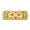 Thumbnail Image 1 of LUSSO by Italia D'Oro Men's Byzantine Link Ring 14K Yellow Gold