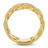 Thumbnail Image 3 of LUSSO by Italia D'Oro Men's Solid Curb Chain Link Ring 14K Yellow Gold