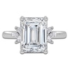 Thumbnail Image 3 of Emerald-Cut Created By Jared Studio Lab-Grown Diamond Engagement Ring 2-1/6 ct tw 14K White Gold